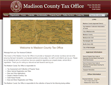 Tablet Screenshot of madisontax.org